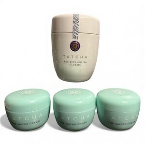 Tatcha  The Rice Polish Classic and The Water Cream